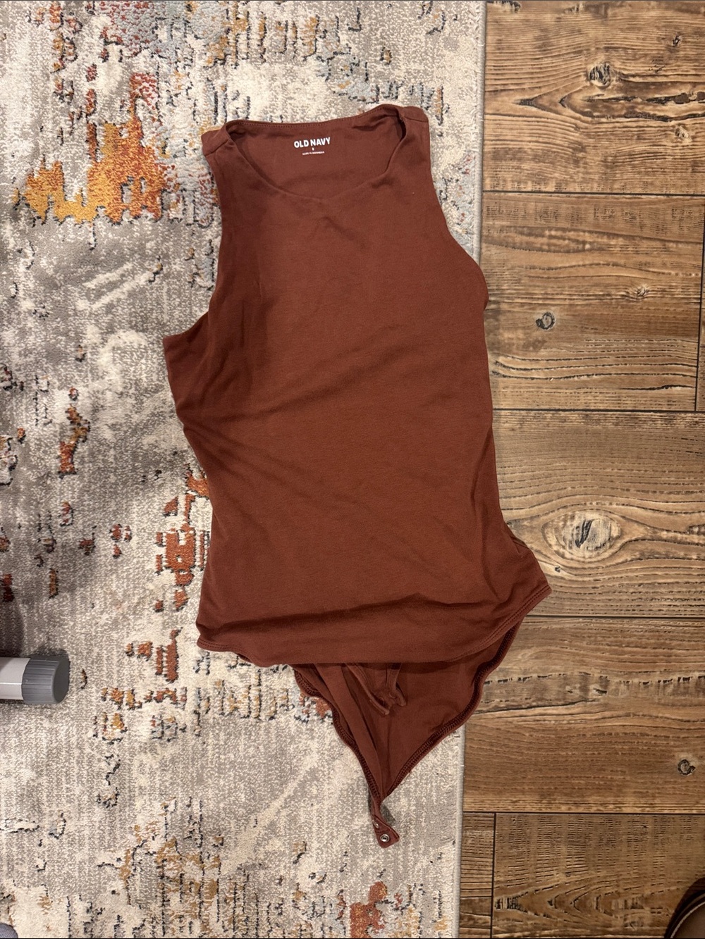 Old Navy Rust-Tone Sleeveless Bodysuit